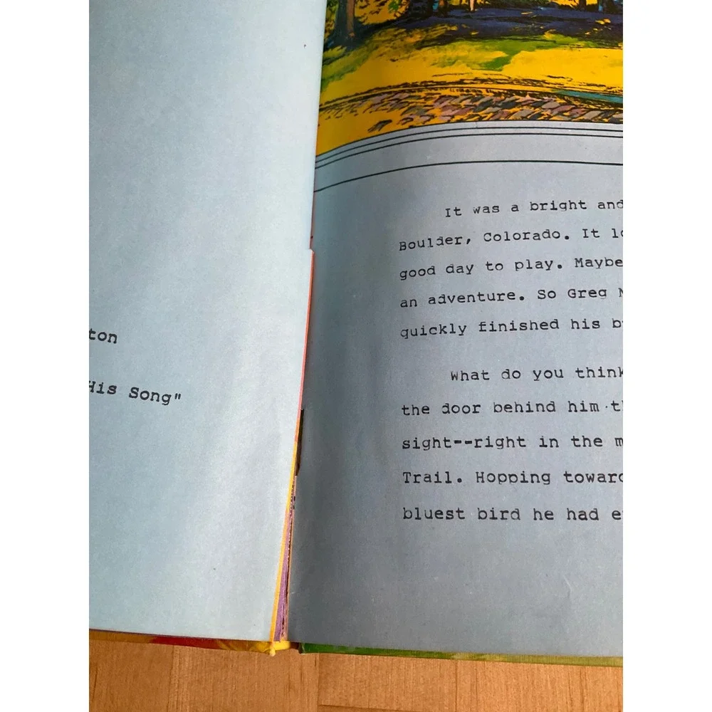 Vintage My Friend the BLUEBIRD Who Lost His Song Pat Pennington Personalized